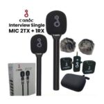 Candc Interview Dual Mic 2TX+1RX Wireless Microphone+Microphone Stick