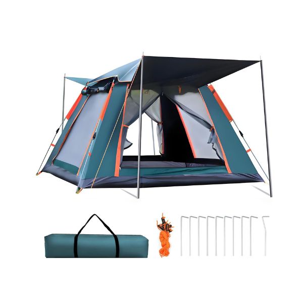 green camping tent 6 people