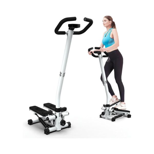 Mini Stair Stepper Exercise Machine with a Handlebar