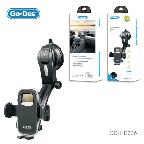 Go-Des Shockproof Car Mount Phone Holder